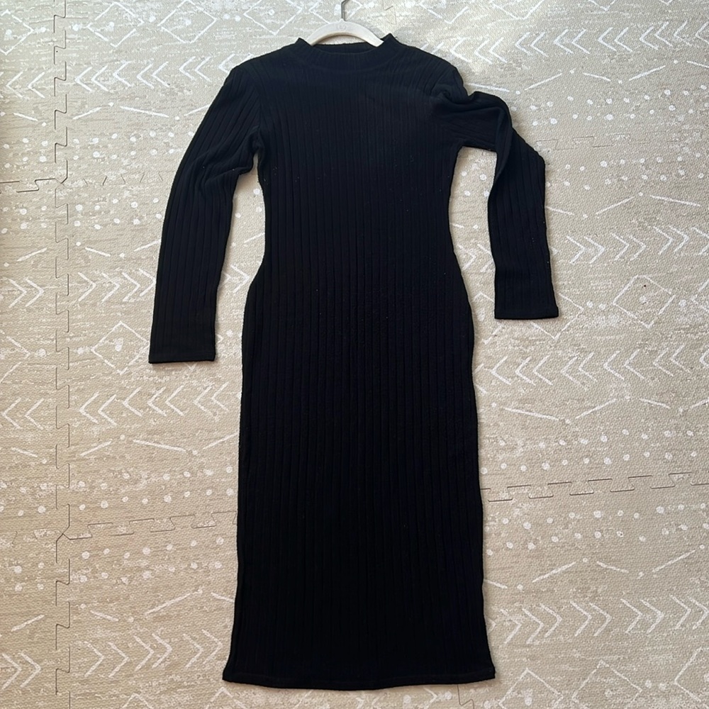 Maternity midi body con dress